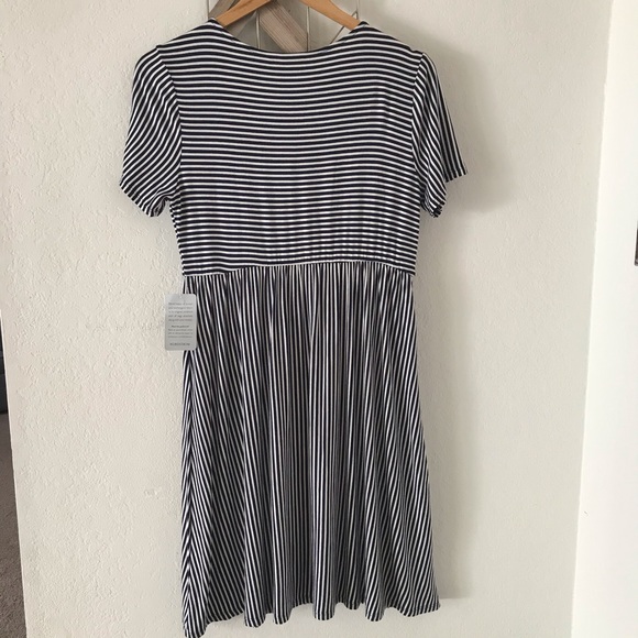 West Kei knit stripe boyfriend dress - Picture 9 of 9